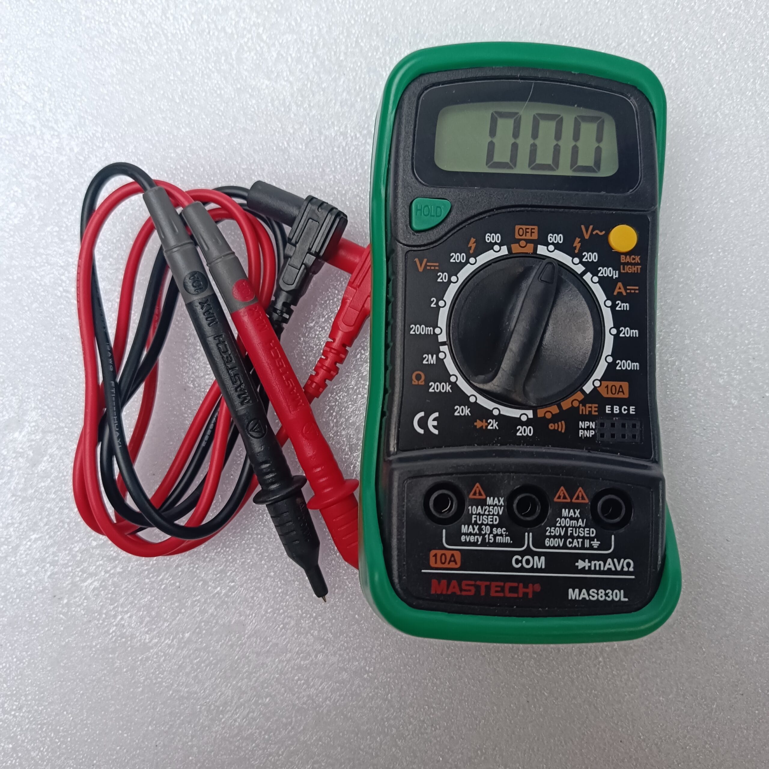 Mastech MAS830L Digital Pocket Multimeter