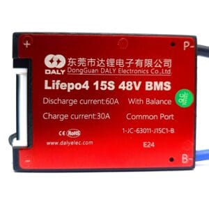 DALY LiFePo4 15S 48V 60A Waterproof Battery Management System - BMS