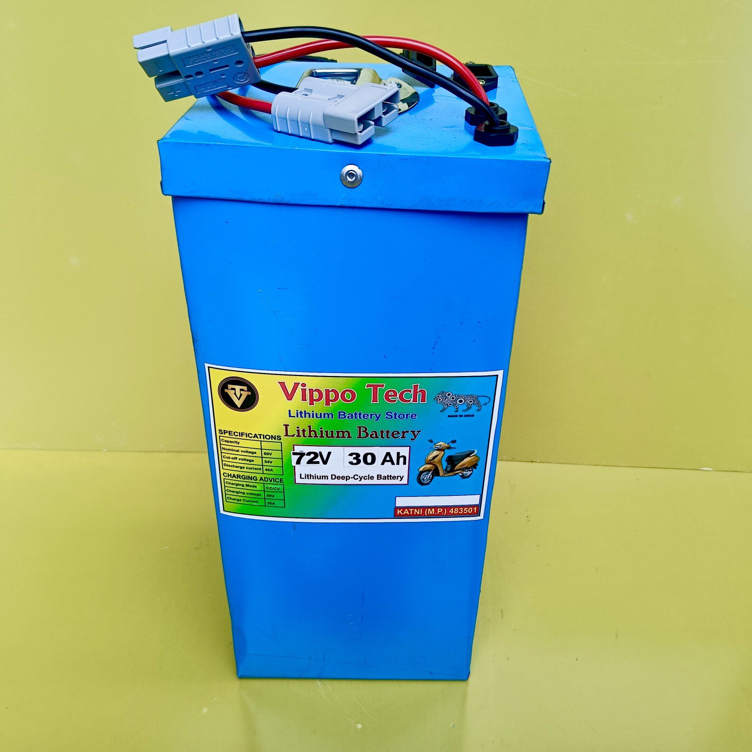 72V 30Ah LITHIUM-ION BATTERY (20s)