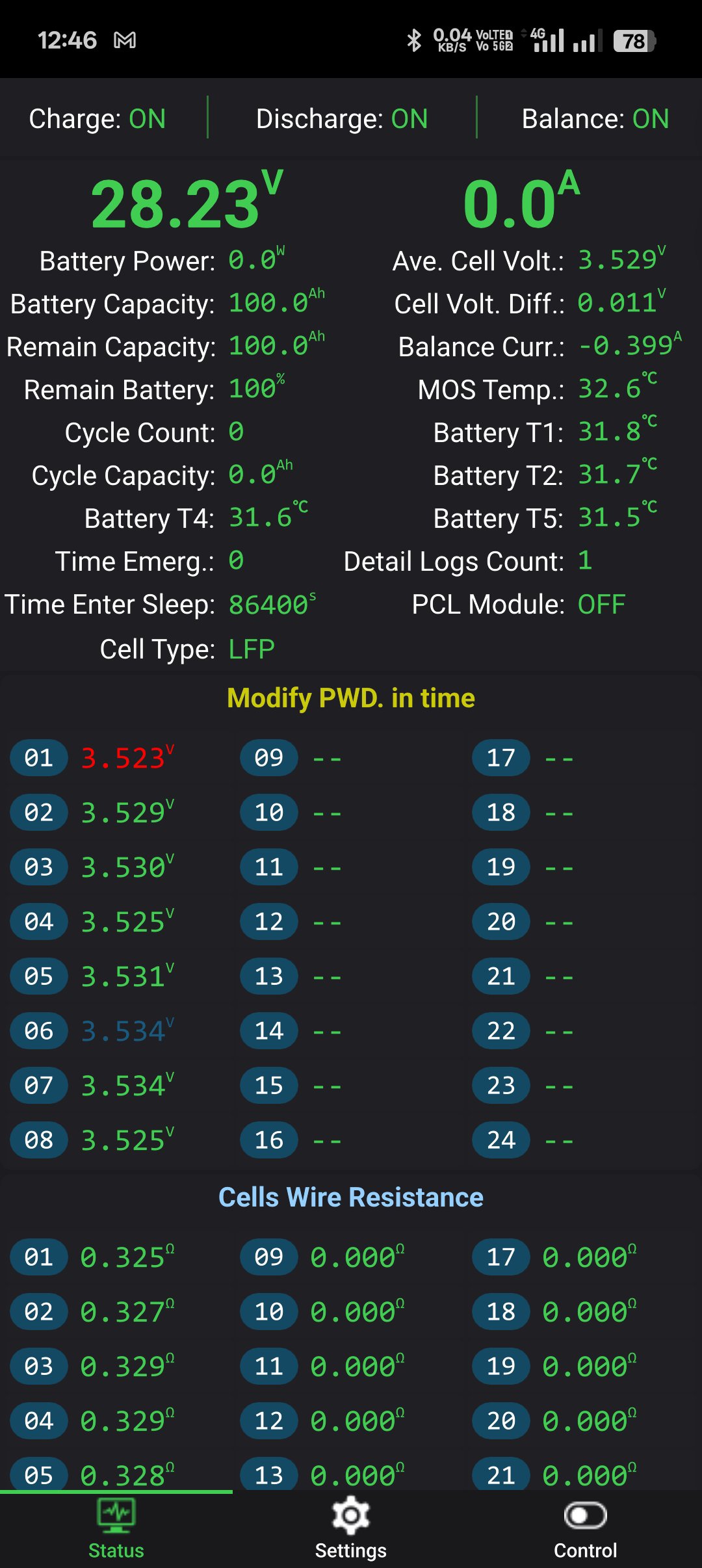 JK Smart 8-24s 100A smart BMS for Li-ion, LiFePo4 & LTO